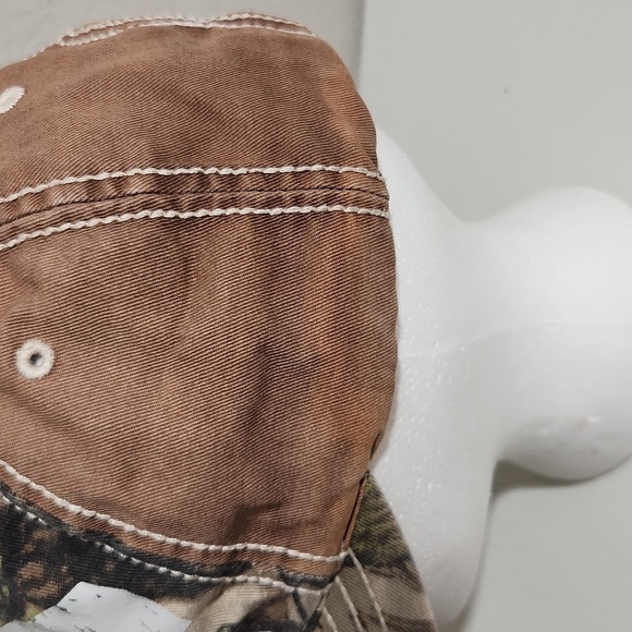 Paramont Outdoors Hat Team Realtree Camo Distressed Rounded Brim 86 - Picture 6 of 14